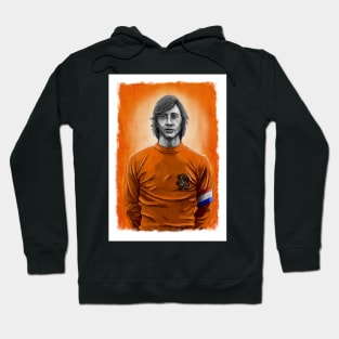 Johan Cryuff  - Netherlands Football Artwork Hoodie